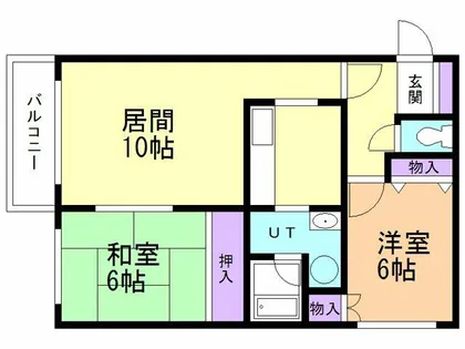 チェリーハイツAYA【2階】の間取り