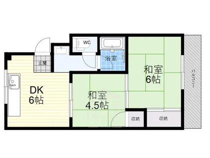 春日ハイツ【3階】の間取り
