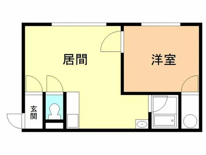 シルク21若草【203号室】の間取り