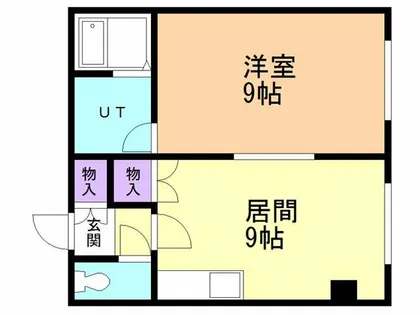 コーポ風見鶏【2階】の間取り