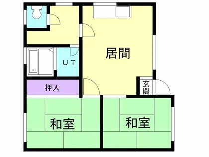 コーポキクヤ【202号室】の間取り