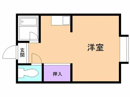 ハイデンスCP【102号室】の間取り
