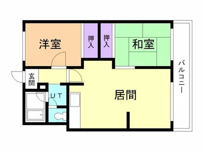 レジデンス柏木【306号室】の間取り