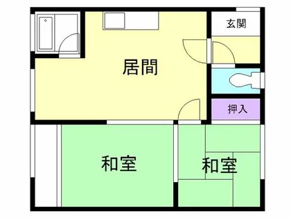 斉藤アパート【2F号室】の間取り