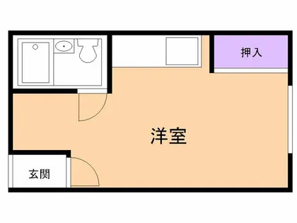 ハイツグリーン【203号室】の間取り