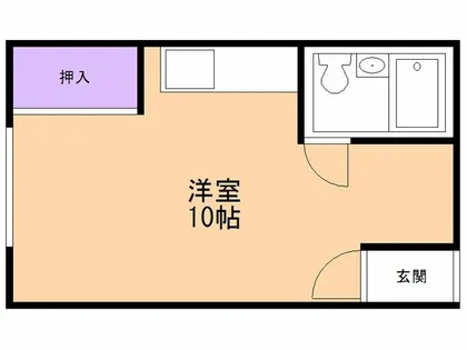 ハイツグリーン【204号室】の間取り