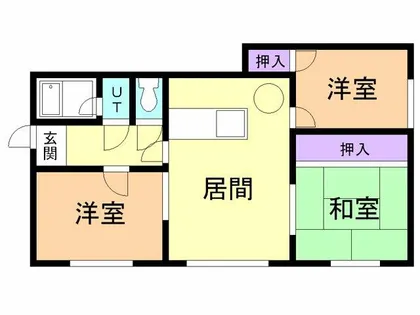 イーストハイツ【201号室】の間取り