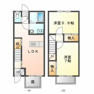 サンウェイポイント【101号室】の間取り