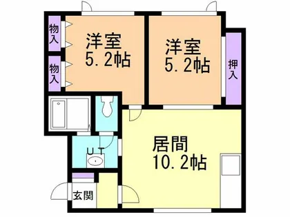 さくらハイツ【102号室】の間取り