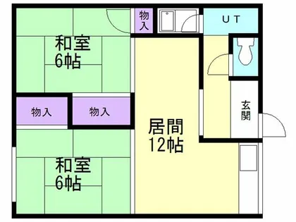 小林コーポ【201号室】の間取り