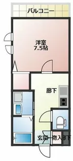 フィアスコート羽衣【1階】の間取り