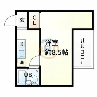 クルーム新大阪2番館【2階】の間取り