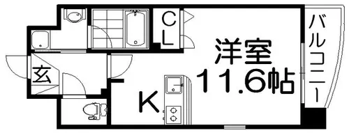さくら【6階】の間取り