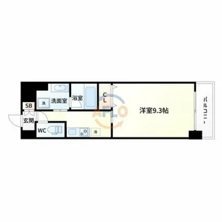 クレール十三【3階】の間取り