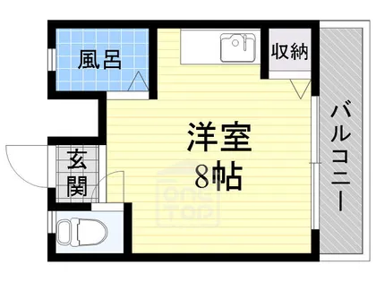 ネオセレス五番館【2階】の間取り