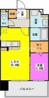 ヒルズ薬院【2階】の間取り