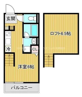 アルフォート初芝【101号室】の間取り