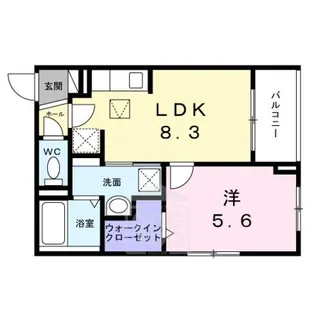 アンジュ 茨木【1階】の間取り