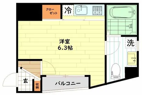 ウィステリア野田2番館【1階】の間取り