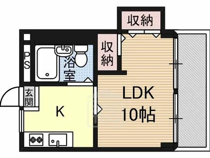 山崎第5マンション【2階】の間取り