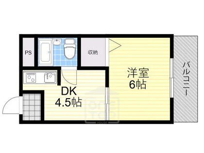 山崎 第10マンション【3階】の間取り