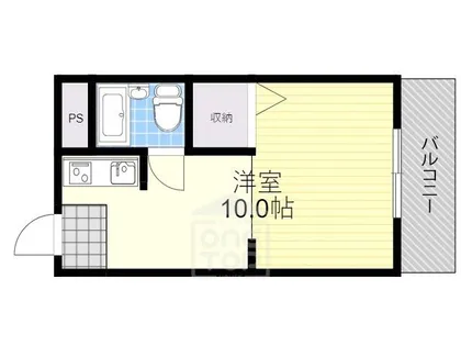 山崎 第10マンション【3階】の間取り