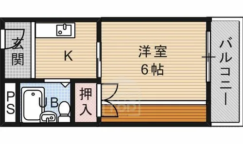 ハイツカメリア【2階】の間取り