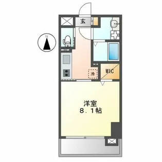 1Kの間取り画像