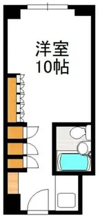 ステュディオ新大阪【1025号室】の間取り