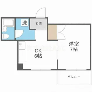 メゾンユタカファイブ【403号室】の間取り