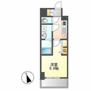 S-RESIDENCE今池arcana【1102号室】の間取り
