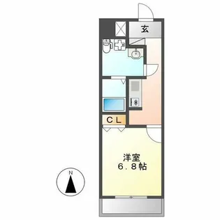 セントレイクセレブ代官町【901号室】の間取り