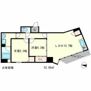 wave【1階】の間取り