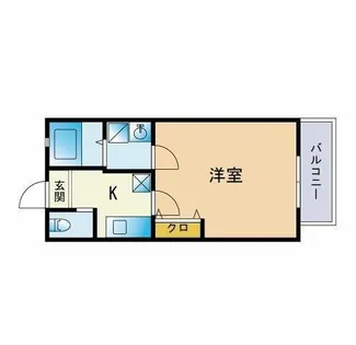 リブレア筥松【2階】の間取り