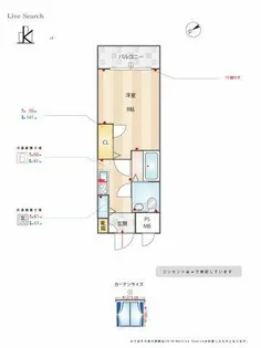 ピュアドーム箱崎ステーション【10階】の間取り