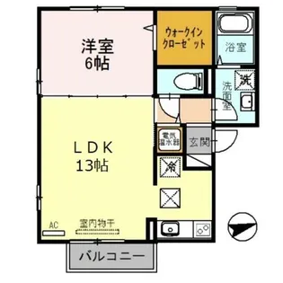 兵庫県神戸市垂水区下畑町【アパート】の間取り