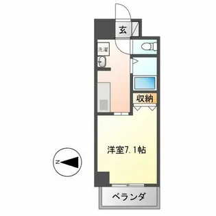 GP栄本町通り【203号室】の間取り
