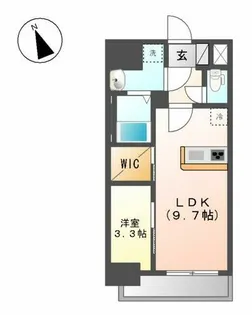 ハーモニーレジデンス名古屋今池【13階】の間取り