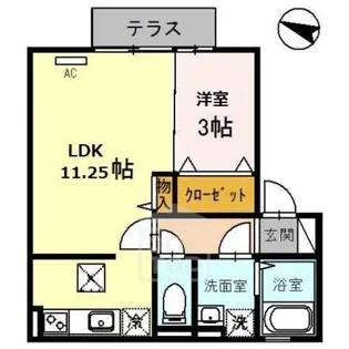 クラインガルテン B棟【1階】の間取り