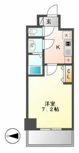 プレサンス久屋大通公園セラフィ【14階】の間取り