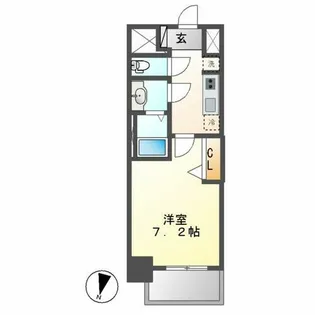プレサンス丸の内アデル【1101号室】の間取り