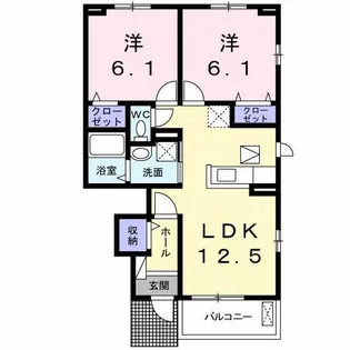 カーネーション【1階】の間取り