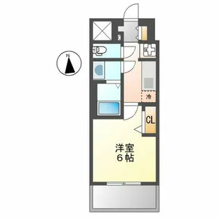 1Kの間取り画像