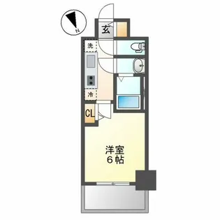 プレサンスTHE大須観音【2階】の間取り