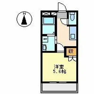 エンゼル栄【4階】の間取り