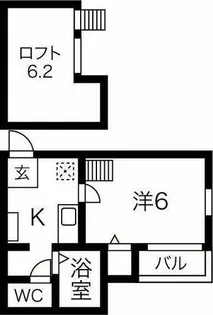 クレアルージュ【1階】の間取り