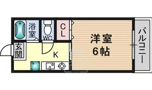 パルウェーブ【4階】の間取り