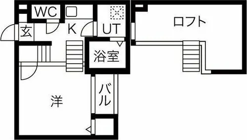 Creo高畑弐番館【1階】の間取り