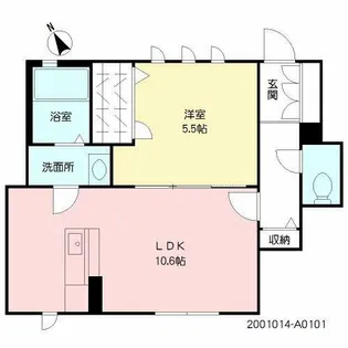 パルタージュ・リアン【1階】の間取り
