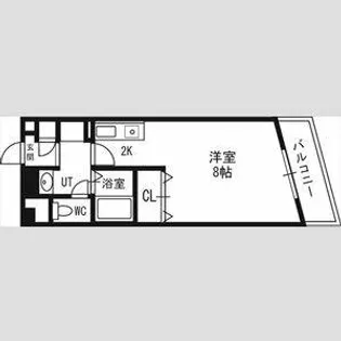 サテラ北34条【5階】の間取り